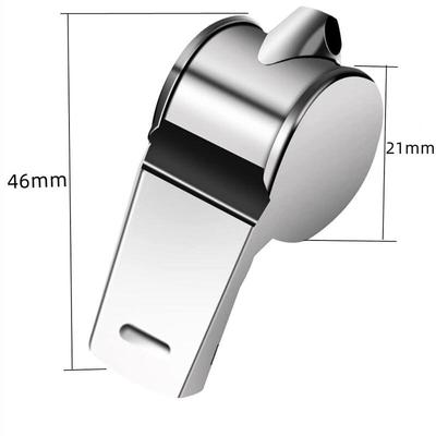 DRN Stainless Steel Coach Whistle 5-Pack