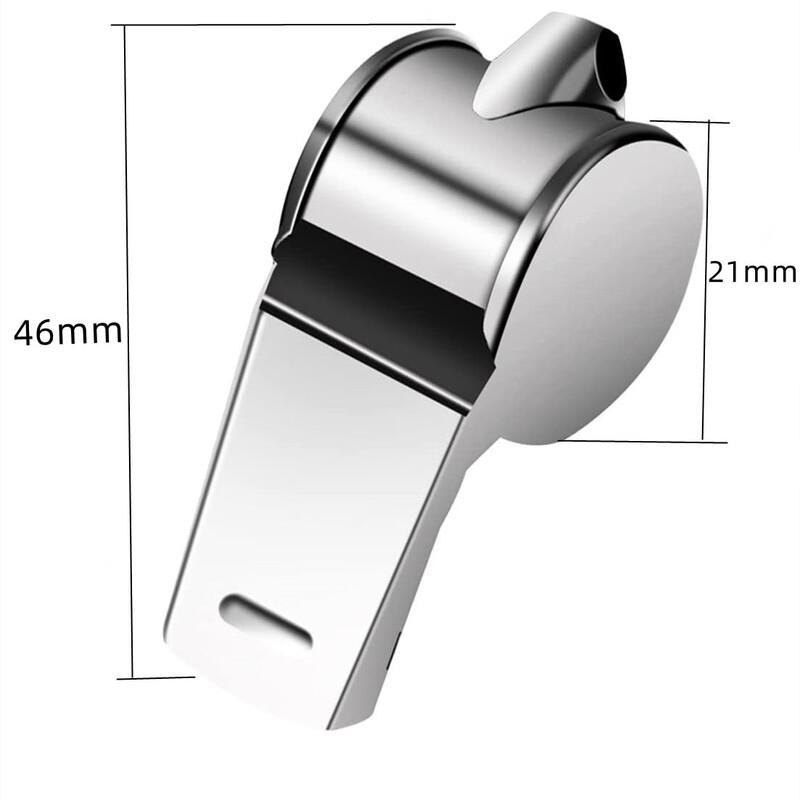 DRN Stainless Steel Coach Whistle 5-Pack