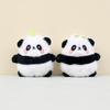 Cute 11cm Panda Plush Plaything Compact Pendant Stuffed Animals Soft Doll Fluffy Bag Pendants children Birthday Present Keychain