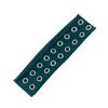 Headband Punk Style Rock Air-eye Decor Hair Band Elastic Fabric Eyelets Punk Headwrap Hair Accessory