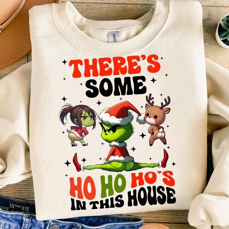 There’s Some Ho Ho Ho’s in This House – Twerking Green Monster, Funny Santa Xmas S