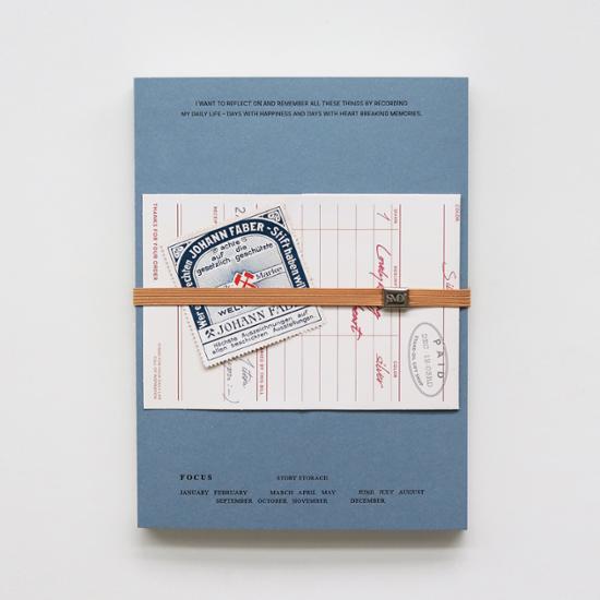 Einige Mood Design FOCUS NOTIZ 4 Typen (Aufkleber, Lesezeichen-Set), eine beliebte Redewendung in Korea