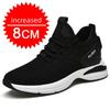 Atmungsaktive Mesh-Aufzugsschuhe für Herren 6cm 8cm 10cm Unsichtbare Höhensteigerung Sommer Weiße Sneaker Lässige Canvas-Schuhe