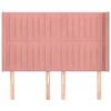 VidaXL Headboard with Ears Pink 147x16x118-128 Cm Velvet3119871