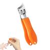 Slanted Nail Clippers Stainless Steel Anti-splash Nail Cutter Clippers Manicure Beauty Tool Wide Jaw Opening Curved Nail Clipper