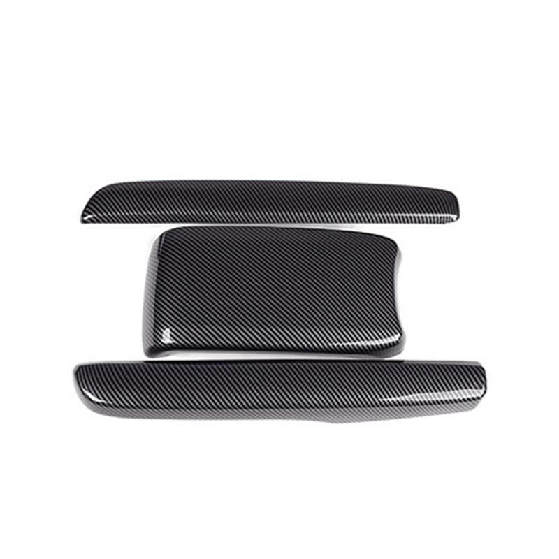 A42M-Armrest Box Protective Covers Carbon Fiber Car Central Armrest Decorative Modification For Honda Civic 10Th 2016 2017 2018