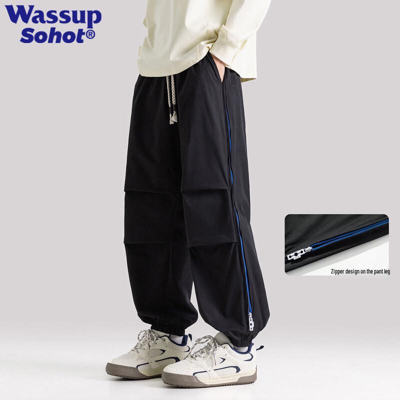 Wassup Sohot Men s American Style Jogger Cargo Pants 2XL