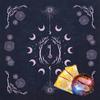 Tarots Tablecloth Multifunction Divinations Table Cloth 50x50/60x60/75x75cm Board Game Oracles Game Card Pad Support Mat