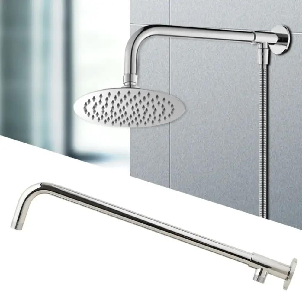Durable Home with Base Shower Head Extension Pipe Sprinkler Head Rod Shower Extension Arm Wall Mounted