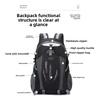 Fixed Hiking Poles, Hiking Backpacks, Multi-functional Camping Bags, Large Capacity Waist Protection, Outdoor Hiking Bags