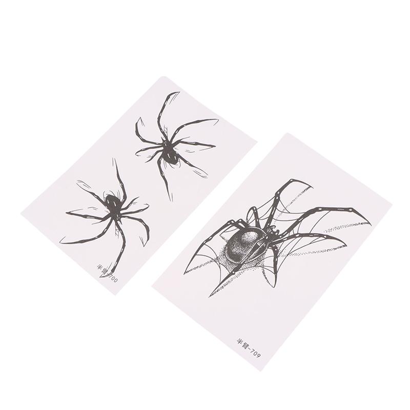 Herbal Tattoo Stickers Spider Web Temporary Tattoos Lasting Punk Cobweb Fake Tattoo Cheap Goods Festival Art Man Tattoo Sticker