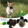 Plush Mallard Dog Toy Stuffed Duck Dog Chew Toy with Built-in Squeaker Indestructible