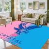 Crystal Palace Football Design Crystal Velvet Rug Soft Decorative Mat for Bedroom Entrance