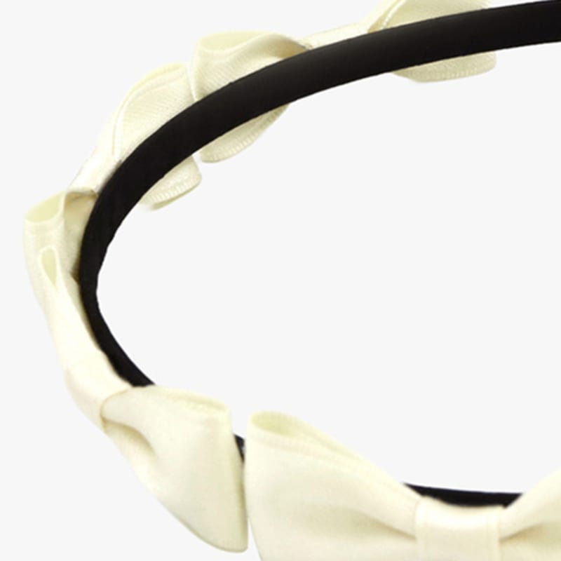 PINK PINEAPPLE RIBBON BUNDLE HAIRBAND_IVORY