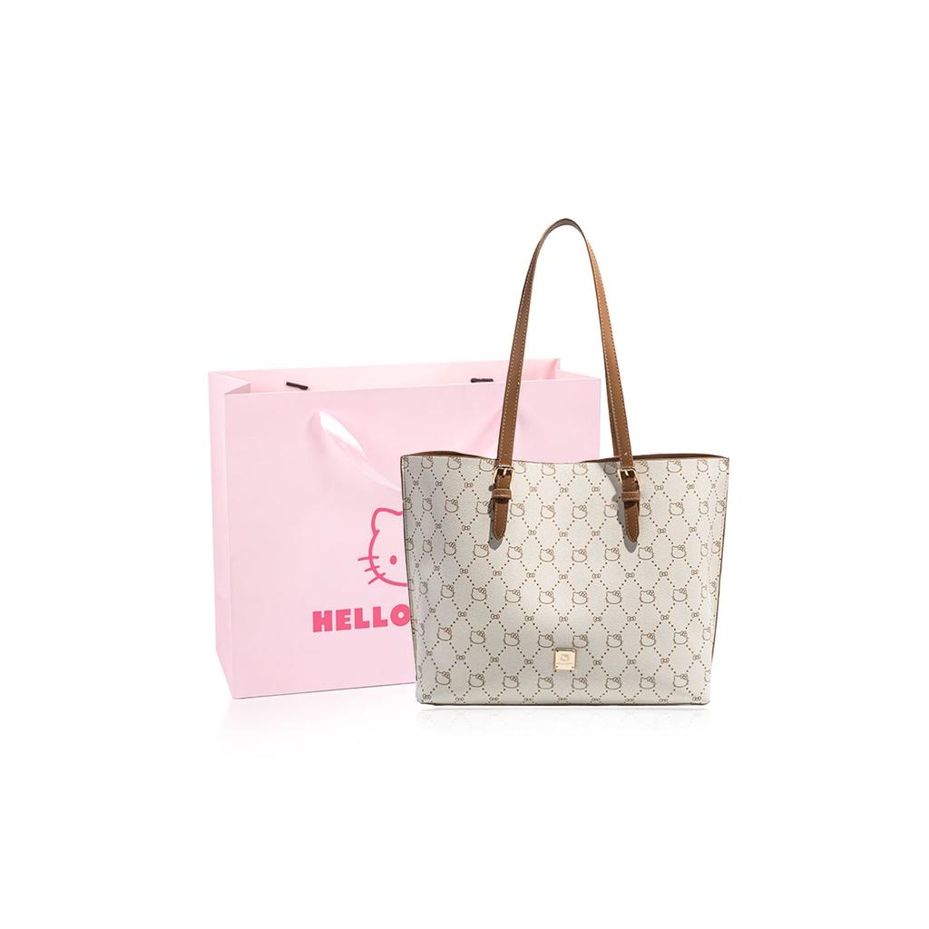 New Sanrio Hello Kitty PU Tote Bag, Shopping Bag, Shoulder Bag Regular Women's Multicolor SHHF41398