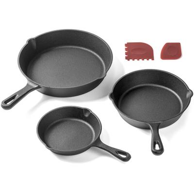 Poêle en fonte cuisson poêle antiadhésive Chef Pot Restaurant ustensiles de cuisine