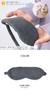 CHARM Made in Japan Organic Cotton Eye Mask Blindfold 100% [One Size/Dark Gray] Sleeping, Travel, Blackout,