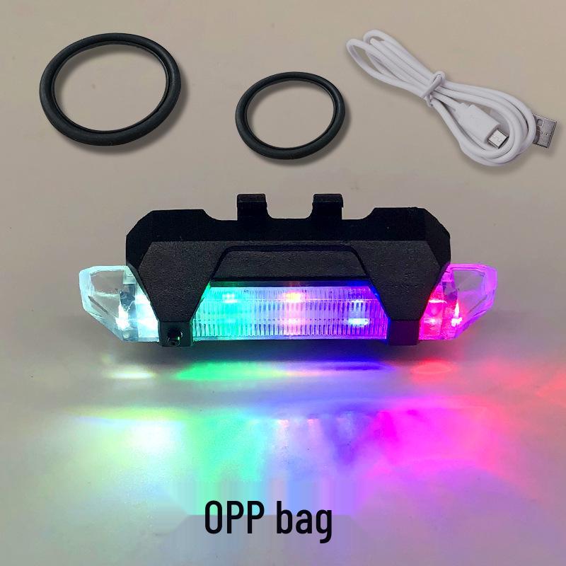 

USB Rechargeable LED Bike Tail Light for Night Riding and Mountain Cycling