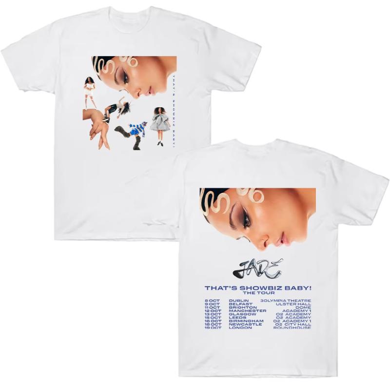 

Jade Thats Showbiz Baby Tour 2025 Tees Jade Thirlwall Fashion Aesthetic Tshirts Harajuku Comfortable Cotton Tshirt Unisex Top S