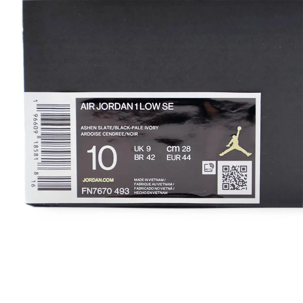 FN7670-493 Nike Air Jordan 1 Low SE World Make Japan Sashiko Denim Marfil (de los hombres)