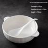 Ceramic Double-Handle Soup Bowl