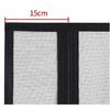Latest mosquito and insect screen window with side zipper design, self-adhesive and customizable size