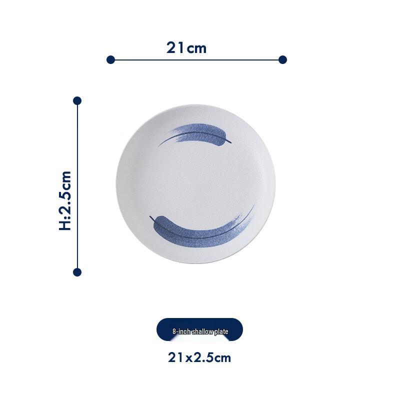 Abay Blue Charm Hand-painted Ceramic Tableware