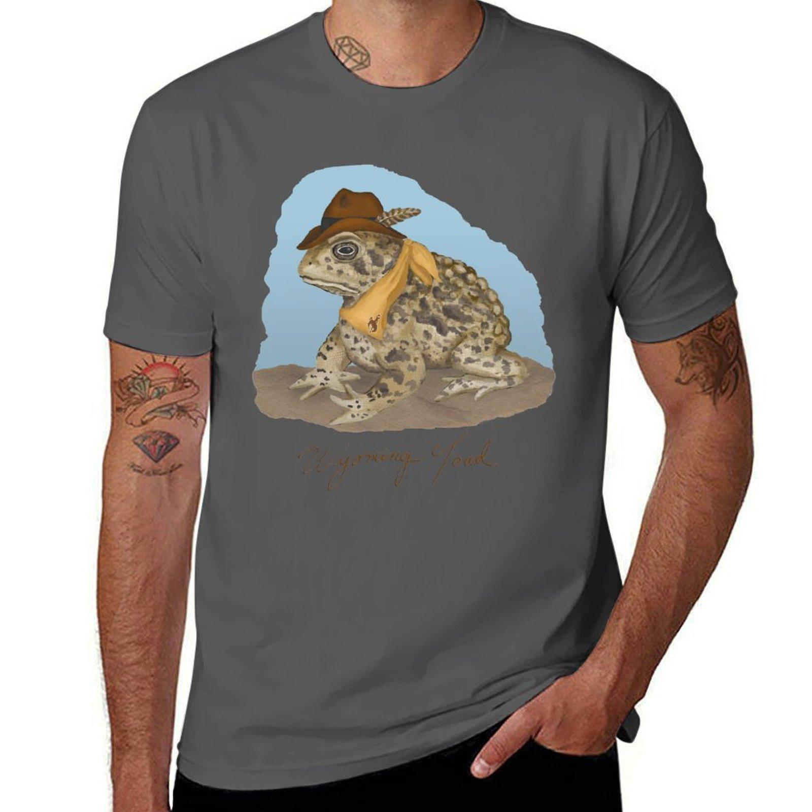 

The Wyoming Toad T-Shirt man t shirt heavy cotton cotton t shirts high quality T-Shirt 4XL
