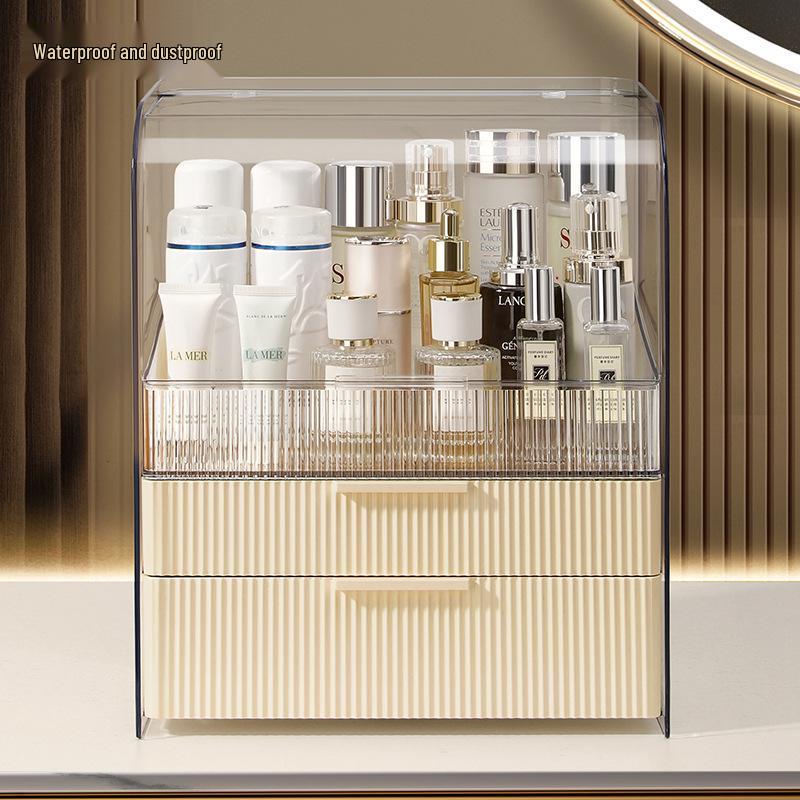 Dustproof Acrylic Makeup Organizer with Drawers