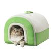 Foldable Dual-Use Cat Bed: Spacious Enclosed Design for All Seasons