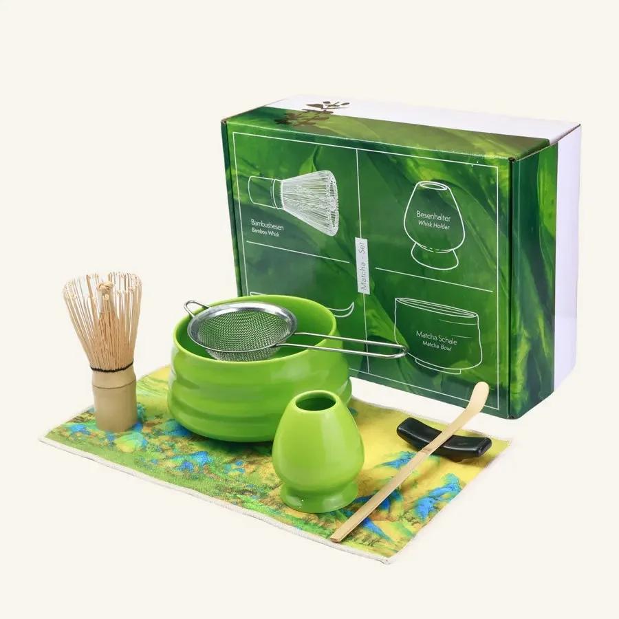 4/7pcs Japanese Style Tea Ceremony Tool Set Matcha Whisk Training Utensils Tea Brewing Kit Complete With Cleaning Grooming Tools