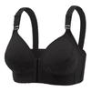European Plus Size Wireless Front Closure Bra for Middle-Aged and Elderly – Comfortable Push-Up Design