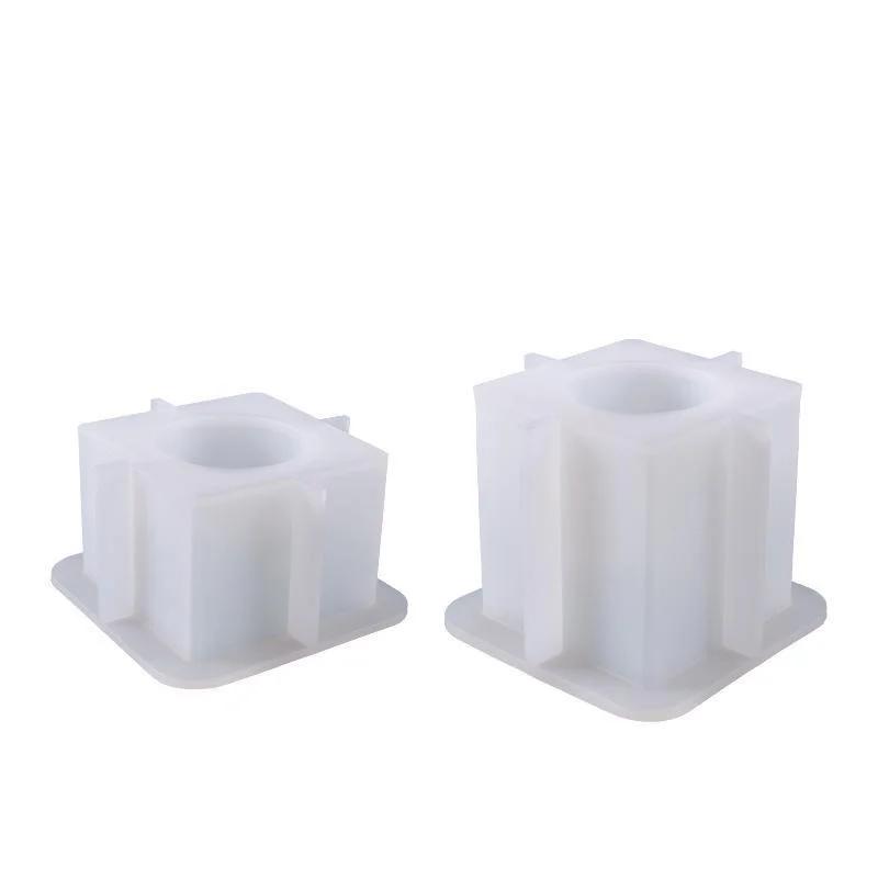 DIY Crystal Epoxy Mold Candle Mold Square Candle Holder Swing Table Is Easy To Use