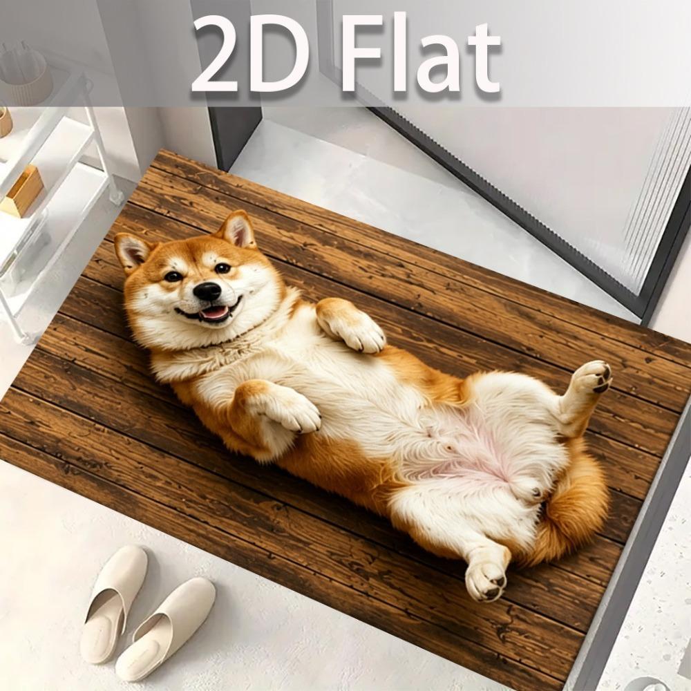 Water-absorbing Optical Illusion Doormat Non-slip Bedroom Door Rug Bathroom Carpet  Home Decor