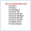 For Garmin Forerunner 265 255 Music 965 745 Silicone Watch Strap For Garmin Vivoactive 4 Venu 2 Venu 3 Smart Watchband Accessory