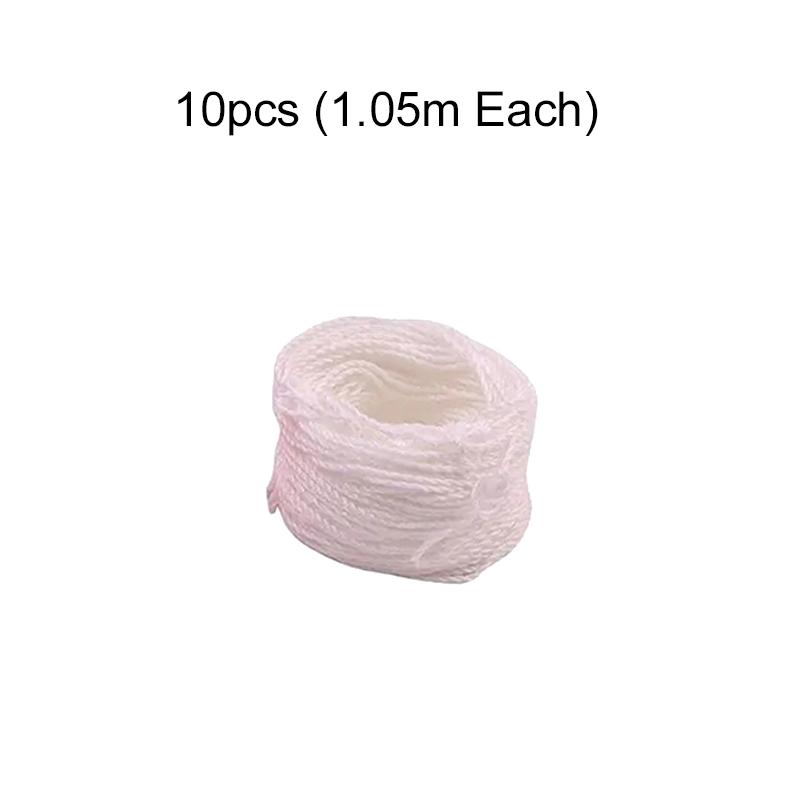 10pcs/set Knitting Wool Crochet Thread 1.05m Cotton Colorful Rope Polyester Cotton Yoyo Ball Rope Professional Accessories TMZ