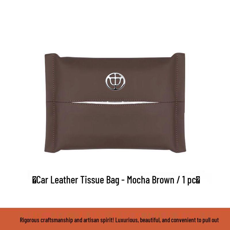 Zhonghua Junjie FRV H320 V7 Car Headrest Leather Tissue Box Pouch