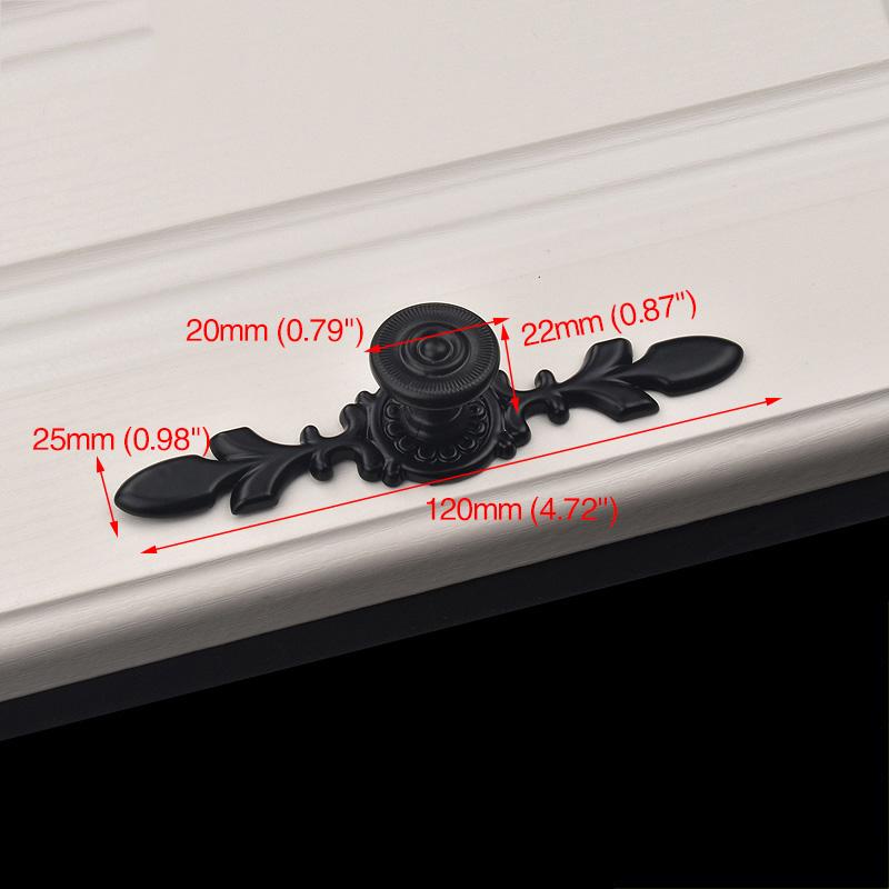 NAIERDI 120MM/170MM Bronze Handles Kitchen Door Cupboard Zinc Alloy European Wardrobe Furniture Drawer Pulls Cabinet Knobs