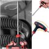 YUENTOEN Long Ball Point Hex Wrench Torx Wrench Screwdriver for Bicycle Repair and Screw Fastening T-Shaped Set, Star-Shaped T10, T15, T20, T25, T27,