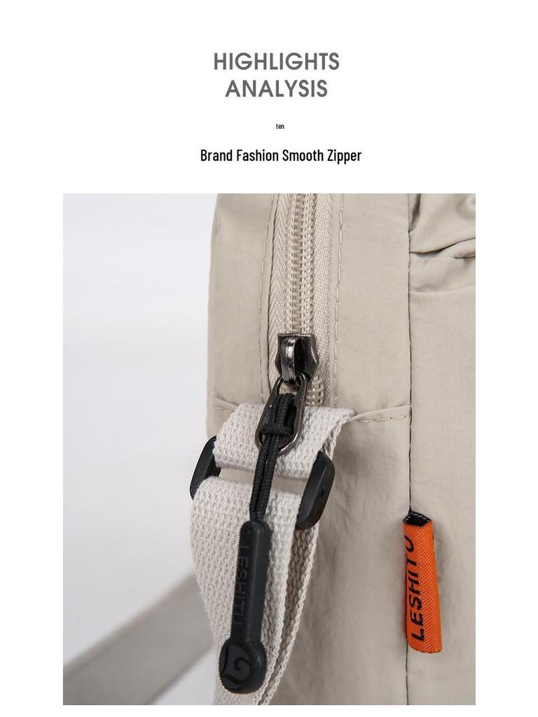 Cross-border Multifunctional Messenger & Phone Bag - Casual Shoulder Bag with Water Bottle & Drawstring Cup Holder, Ideal for Sports & Fitness