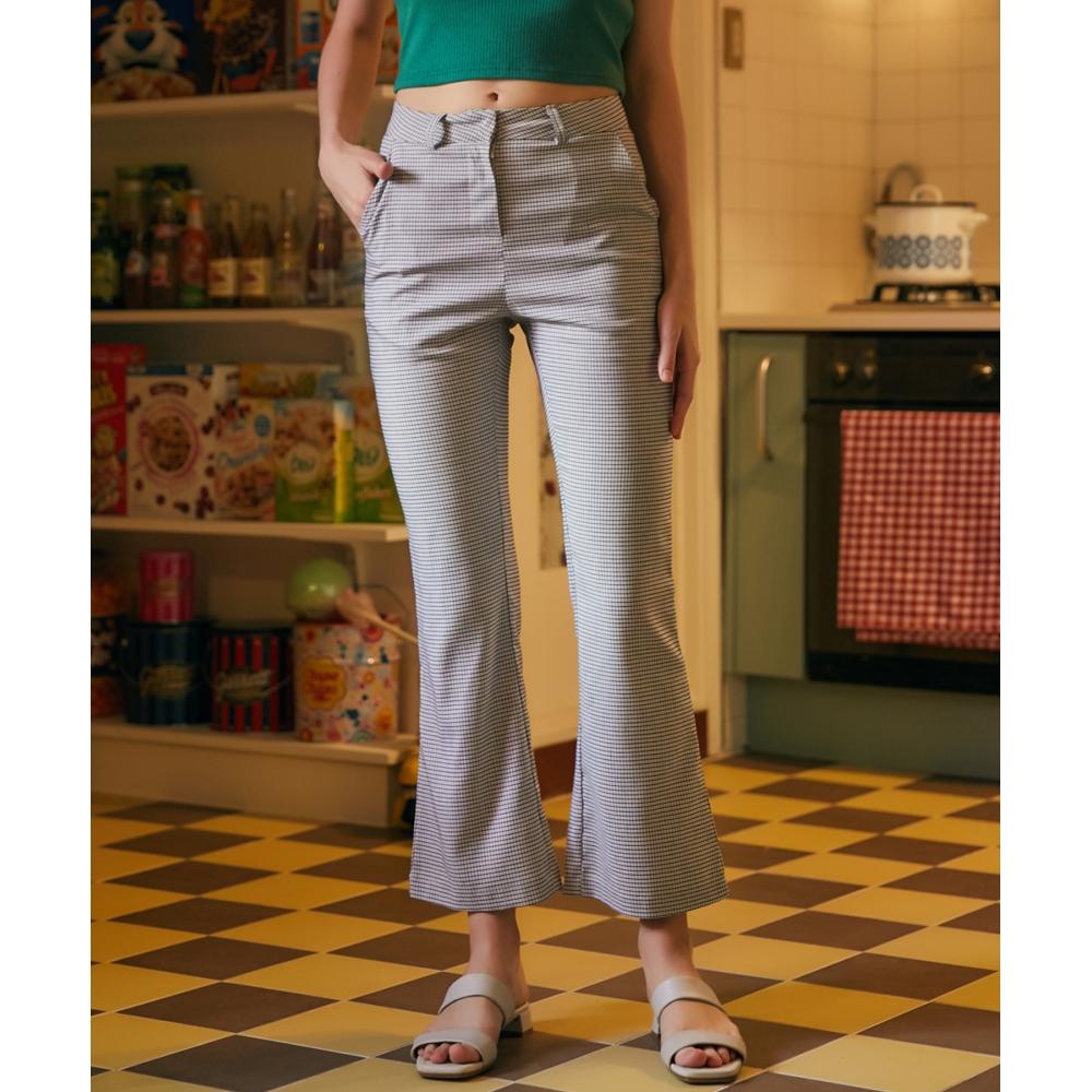 

LUV IS TRUE RO CHECK PANTSBEIGE