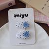 Japan and South Korea Xiaoxiang Style Pattern Oval Bb Clip Temperament Hairpin High-end Girl Broken Hair Headdress Bangs Hair Accessories Hairpin