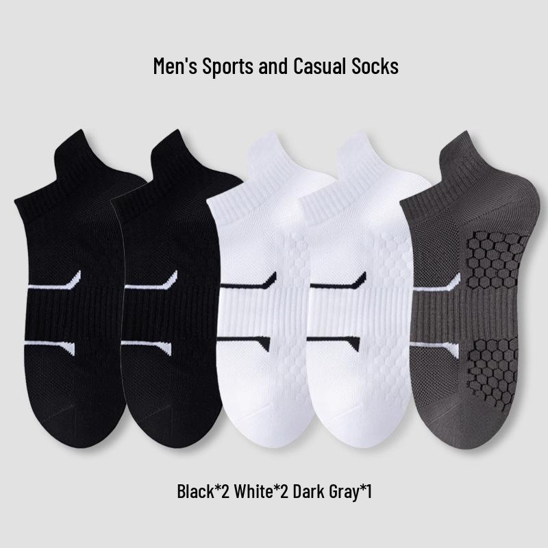 Atmungsaktive Baumwoll-Knöchelsocken für Herren - Hitzableitend, Abriebfest, Mesh-Sportsocken