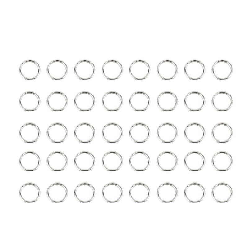 

500Pcs Heavy Duty Fishing Split Rings Corrosions Resistant Lures Rings Fishing Lures Connector Fishing Accessories 1
