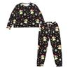 Cross-Border Christmas Frog Pattern Pajama Set: European & American Style, Long-Sleeved Top & Pants, Loose Casual Homewear