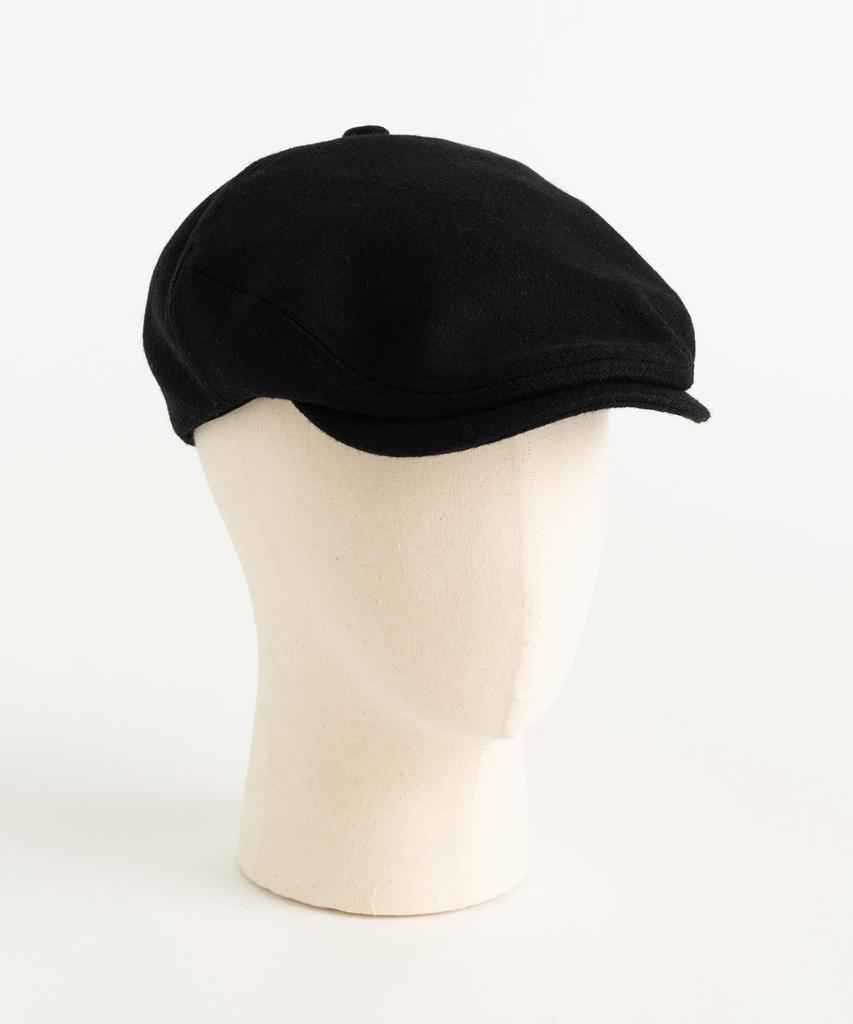 Waildeubeuligseu Melton Wool Hunting Cap (Black)