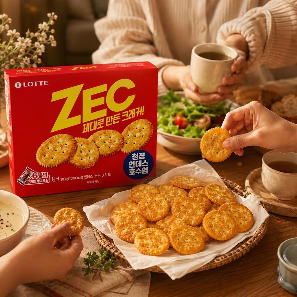 Lotte ZEC Salzige Soda-Cracker 300g