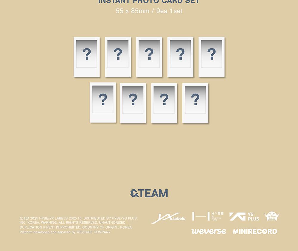 (Weverse Albums Ver.) &TEAM [Back To Life] KR 1st Mini Album