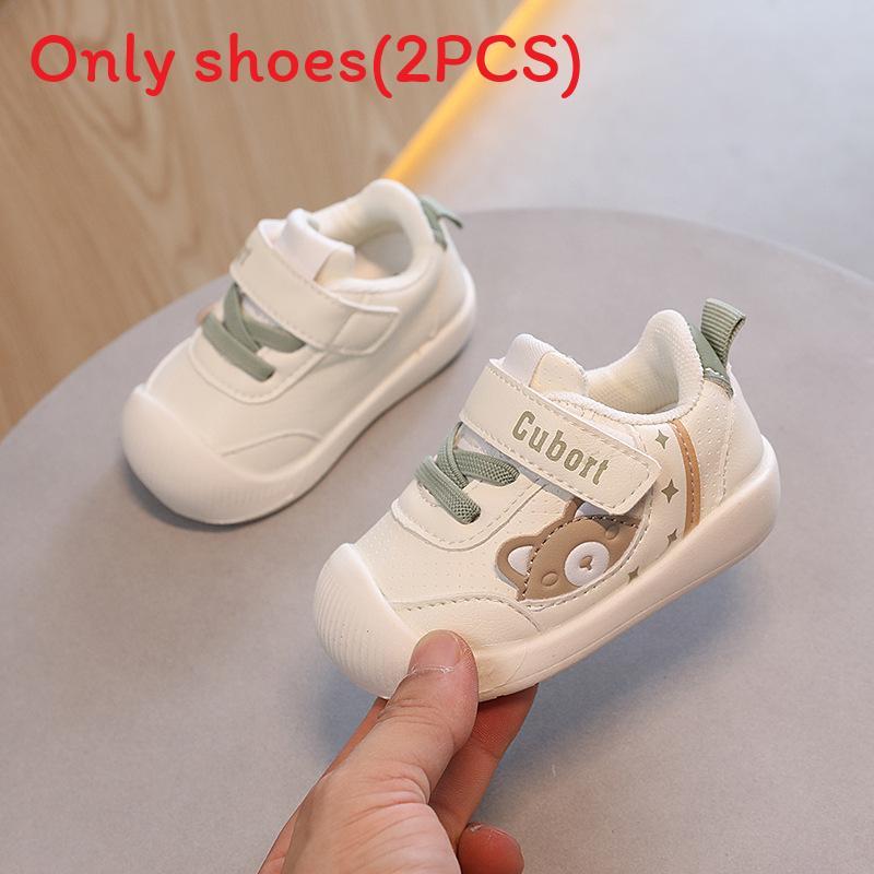 

Baby Girl Soft Sole Walker Shoes With Non Slip Outsole For Autumn Walks 16 зелёный