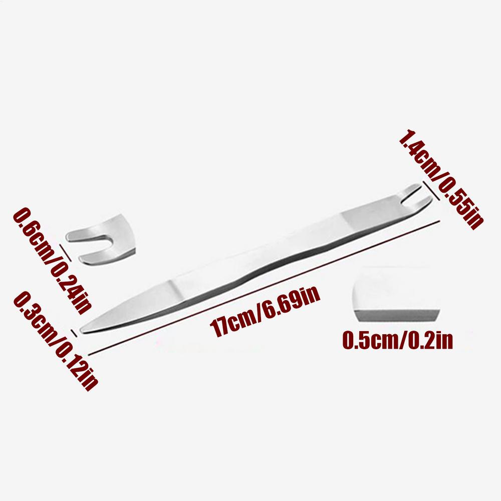 Stainless steel Metal Spudger Disassemble Crowbar for Daily Workshop Automotive Maintenance Garage Disassembly Home Repair
